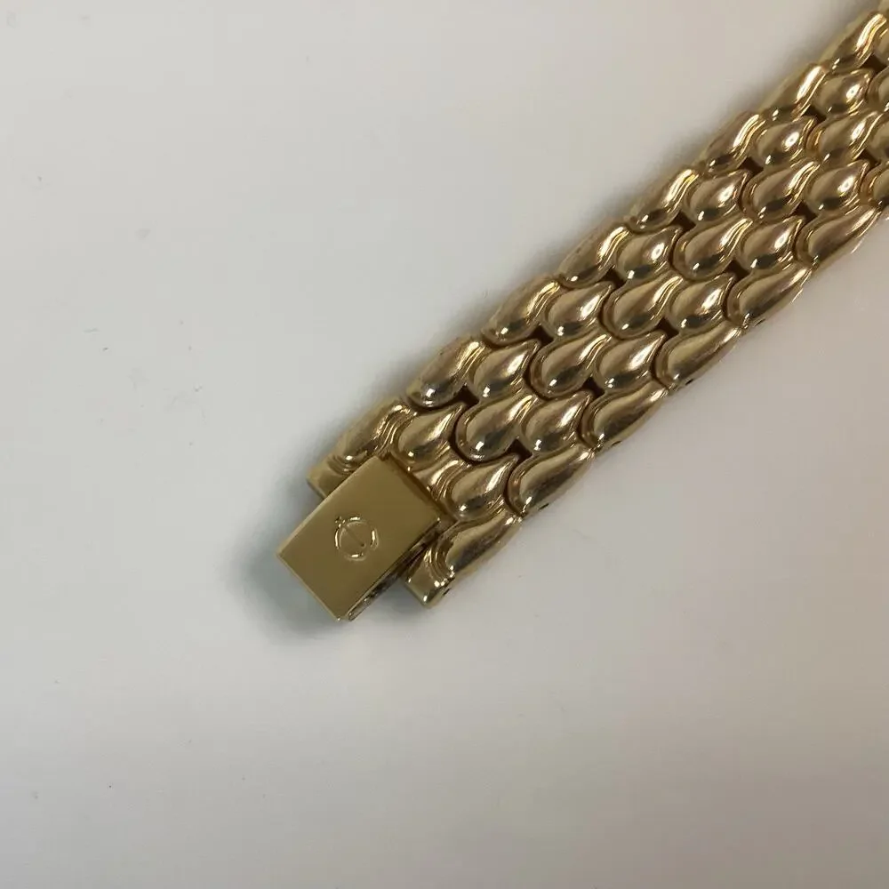 Vintage ELGIN Gold Tone & Rhinestones Bracelet Watch